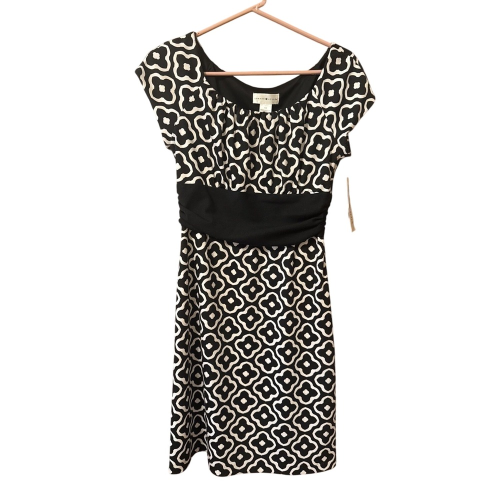 NWT London Style Collection Fit‎ & Flare Dress Sz 10 Sleeveless A-Line Cocktail